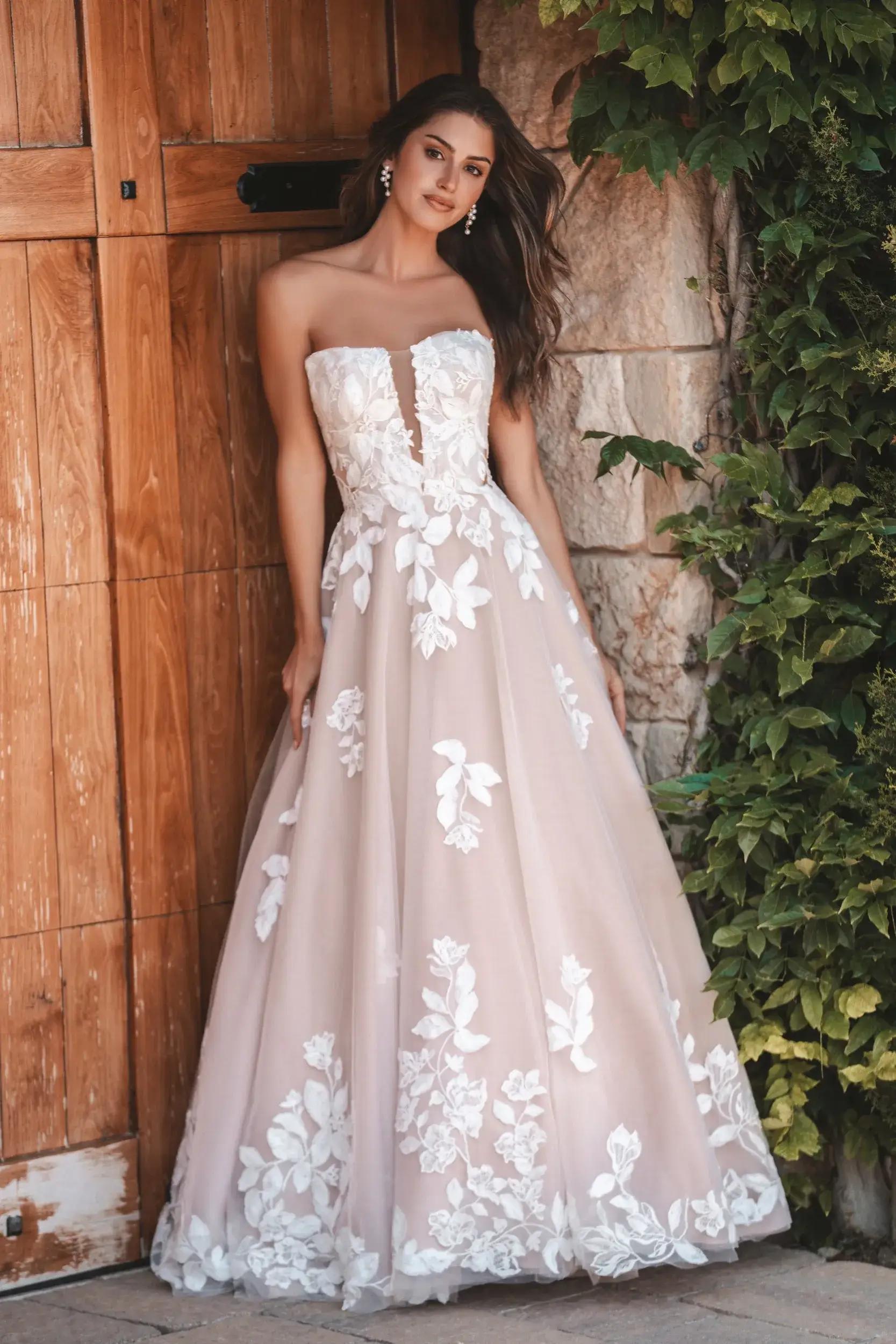 Model wearing an Allure Bridals gown
